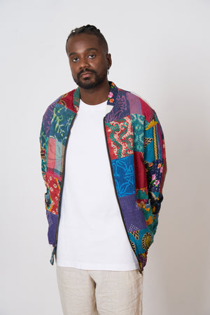 One of a Kind Quilt Bomber Jacket