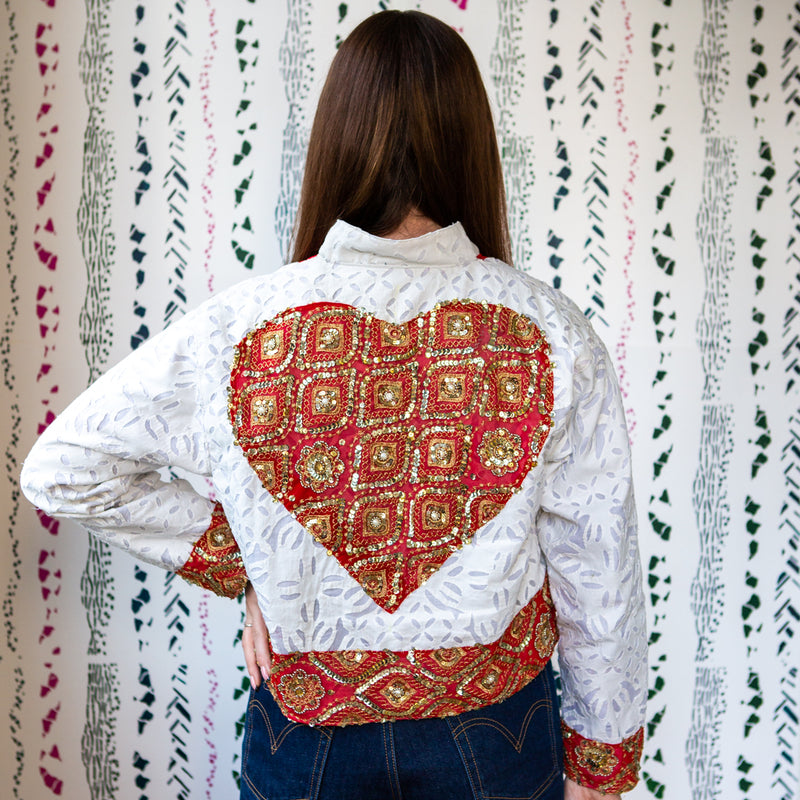 One-of-a-Kind, Recycled, Sequin Jacket (S - M)