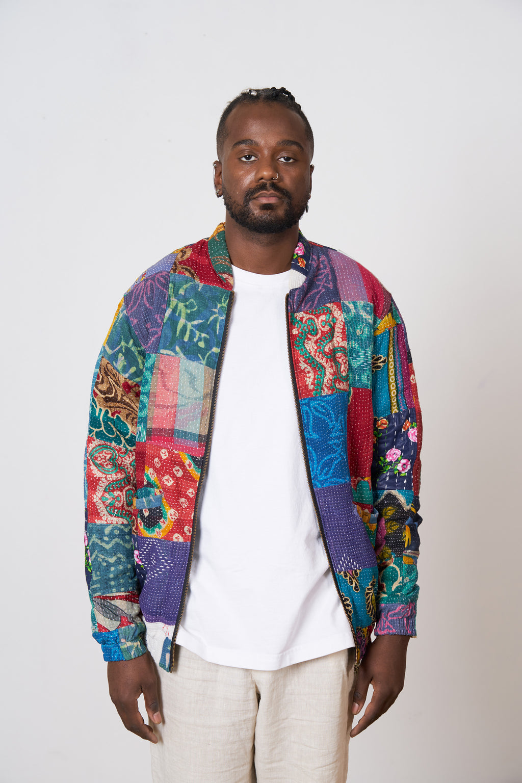 One of a Kind Quilt Bomber Jacket