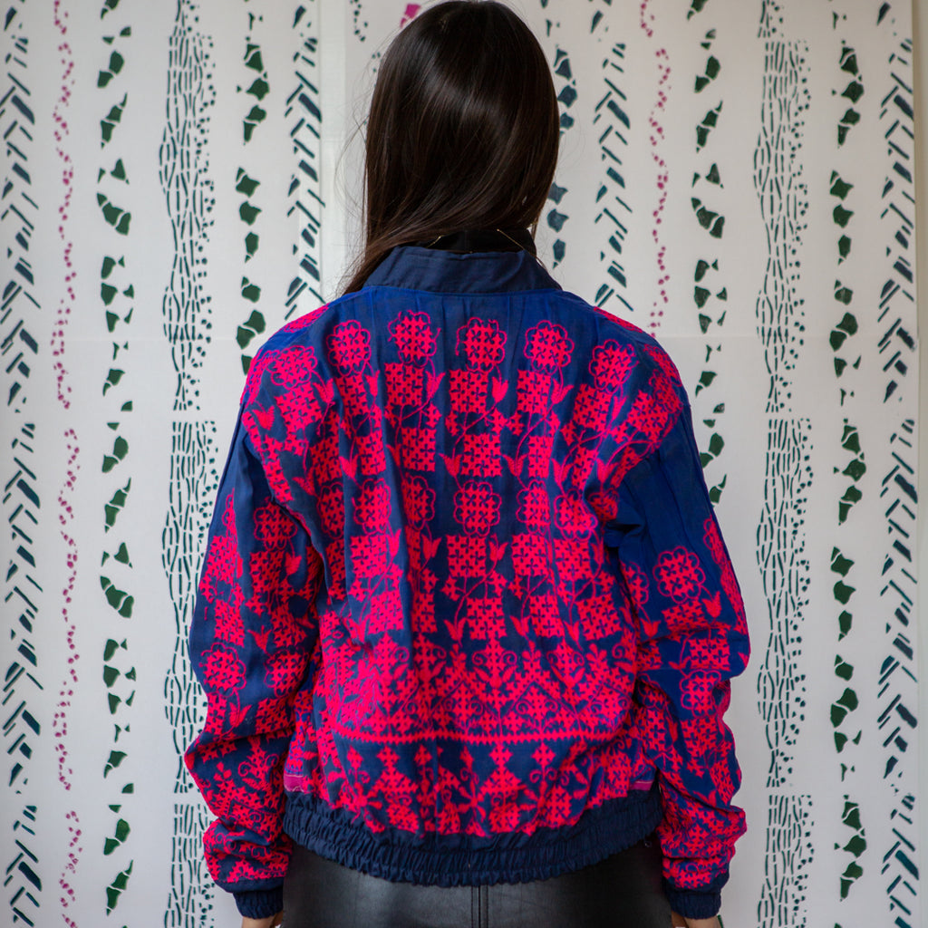 One-of-a-Kind, Recycled Bomber (S - M)